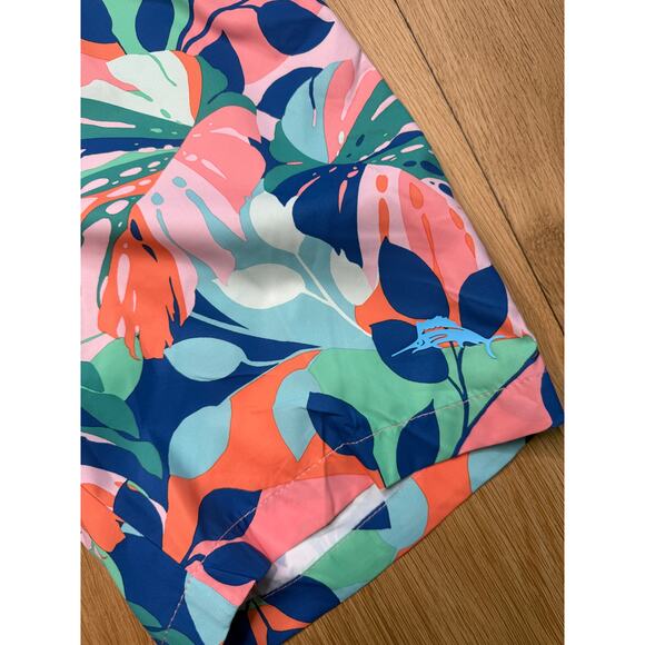 NWT Tommy Bahama Baja Beach Day Blooms Men's Mesh Swim Trunks with Pockets XXL - Picture 2 of 11